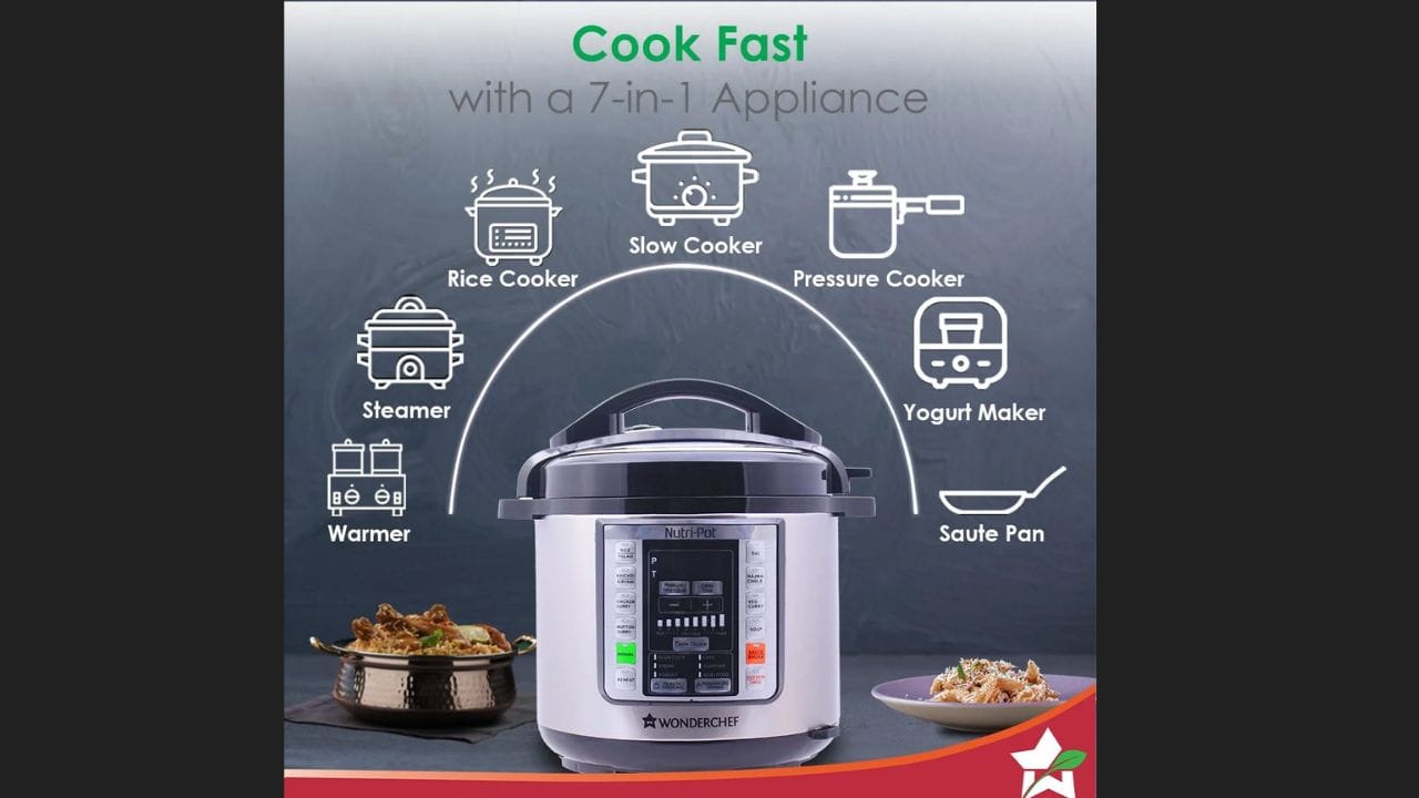 બજારમાં ઇલેક્ટ્રિક પ્રેશર કૂકર અથવા રાઇસ કુકર નામના અસંખ્ય વિકલ્પો ઉપલબ્ધ છે. આ પ્રેશર કૂકરની જેમ કામ કરે છે, જેનાથી તમે શાકભાજી, માંસાહારી ખોરાક, ભાત, બિરયાની અને સૂપ તૈયાર કરી શકો છો. આ સિવાય ઇડલી પણ ઇલેક્ટ્રિક પ્રેશર કૂકરમાં બનાવી શકાય છે. (ફોટો ક્રેડિટ- સોશિયલ મીડિયા)