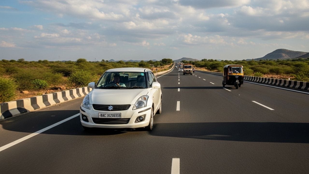 વાહન ચલાવતી વખતે યોગ્ય ઝડપ રાખવી ખૂબ મહત્વની છે. વધુ ઝડપે ચાલવાથી ઇંધણ વધારે વપરાય છે. જો 65 mphની બદલે 55 mphની ઝડપે વાહન ચલાવવામાં આવે, તો આશરે 10થી 15 ટકા સુધી ઇંધણ બચાવી શકાય છે. તેથી, ઇંધણ બચાવવા માટે સંયમિત અને નિયંત્રિત ઝડપે ડ્રાઇવિંગ કરવું વધુ સારું છે. ( Credits: AI Generated )