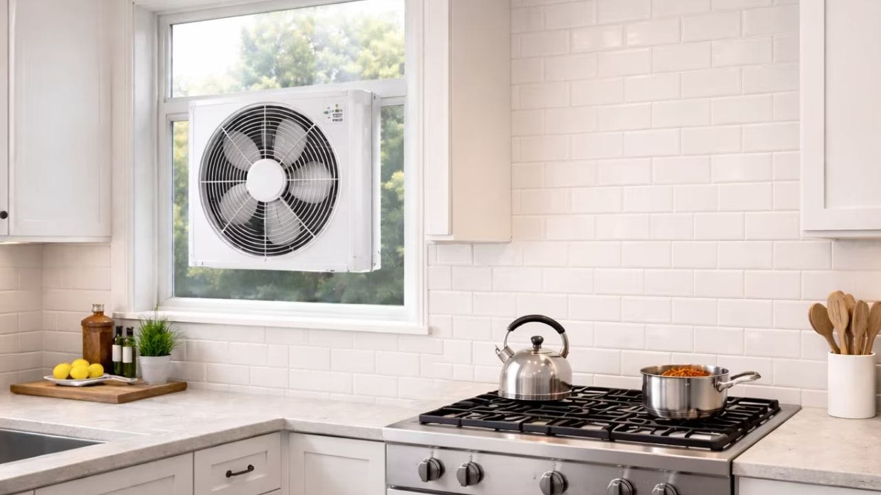 એક્ઝોસ્ટ ફેન: કેટલીકવાર, હવા સ્થિર થઈ ગઈ હોવાથી રૂમ ગરમ હવા લાગ્યા કરે છે તેના કારણે ગૂંગળામણ જેવું લાગે છે. આવા કિસ્સાઓમાં, એક્ઝોસ્ટ ફેન ગરમ હવાને બહાર કાઢવાનું કામ કરે છે, ઘરના કોઈપણ રૂમમાં એક્ઝોસ્ટ ફેન ઇન્સ્ટોલ કરી શકો છો જે રુમની ગરમ હવાને બહાર ફેંકી દેશે.  (ફોટો ક્રેડિટ-સોશિયલ મીડિયા)