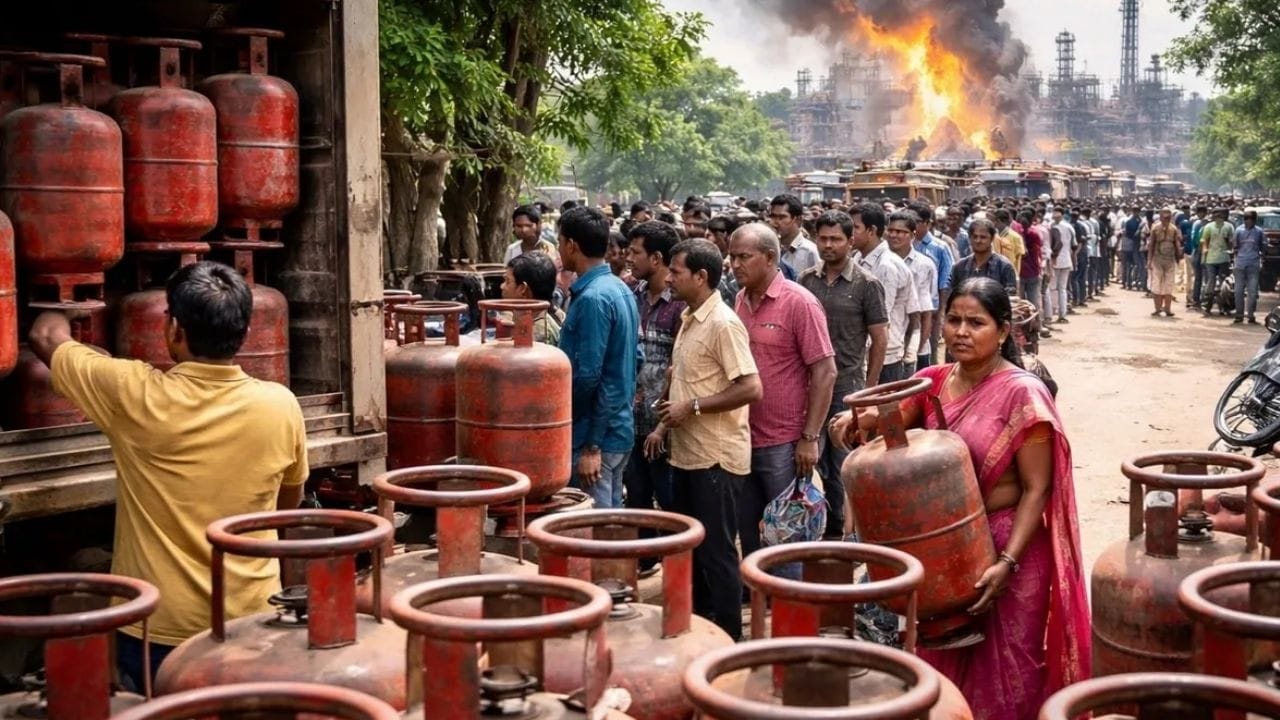 માર્ચ 2026 માં, ઘરેલુ LPG સિલિન્ડરના ભાવમાં ₹60 નો વધારો જોવા મળ્યો હતો. હવે કિંમત આશરે ₹853 છે. દરમિયાન, દિલ્હીમાં, માર્ચ દરમિયાન વાણિજ્યિક LPG સિલિન્ડરના ભાવ ₹1,768.50 પર પહોંચી ગયા. ગ્રાહકોને રાહત મળશે કે આગામી મહિનામાં વધુ ભાવ વધારાનો સામનો કરવો પડશે તે આંતરરાષ્ટ્રીય ઉર્જા બજારમાં પ્રવર્તમાન પરિસ્થિતિઓ પર આધાર રાખે છે. LPG ઉપરાંત, CNG અને PNG ના ભાવમાં પણ 1 એપ્રિલથી ફેરફાર થવાની શક્યતા છે. (ફોટો ક્રેડિટ-AI)