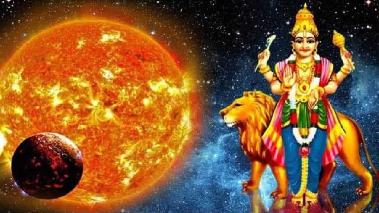 દ્રિક પંચાંગ મુજબ, ગુરુવાર, 2 એપ્રિલ, 2026 ના રોજ, મંગળ ગ્રહ મીન રાશિમાં પ્રવેશ કરશે. મંગળનું આ ગોચર બપોરે 3:37 વાગ્યે થશે. મીનમાં મંગળનો પ્રવેશ ખૂબ જ ફાયદાકારક સાબિત થવાની અપેક્ષા છે. (ફોટો ક્રેડિટ-સોશિયલ મીડિયા)