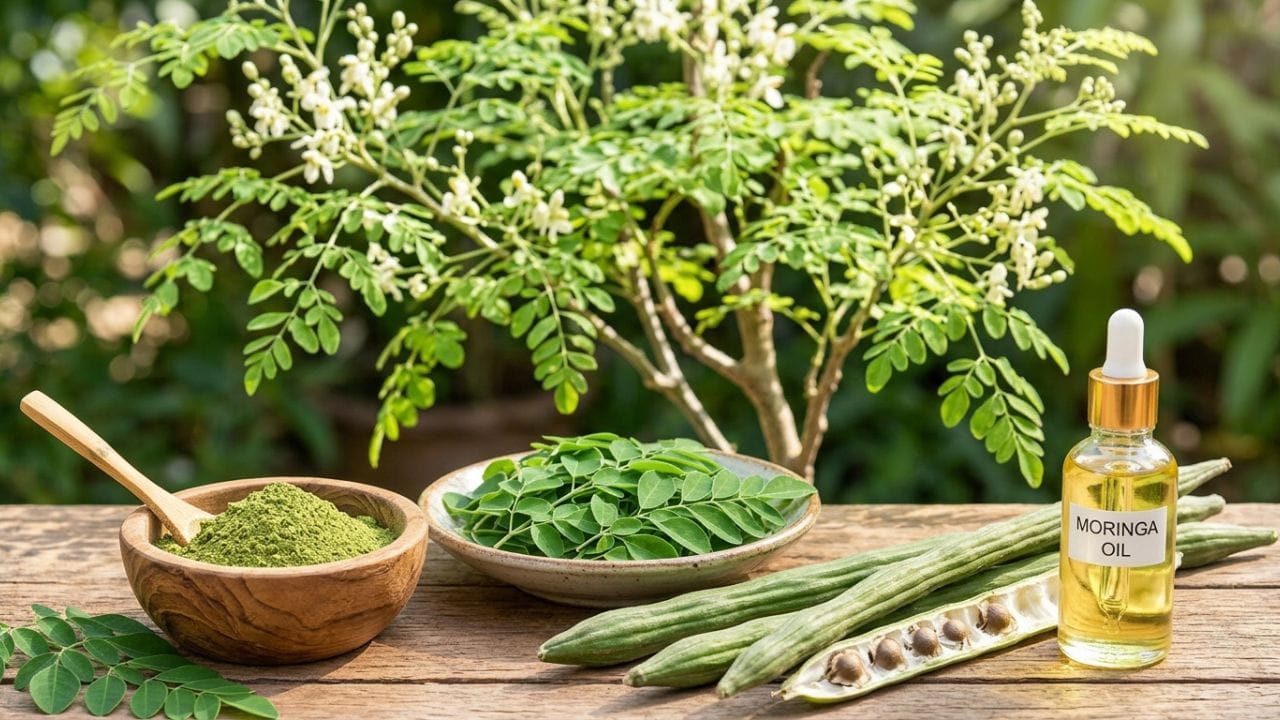 મોરિંગા (સરગવો): પોષણનું પાવરહાઉસ (Superfood): જો કોઈ એક વસ્તુ આખા શરીરનું ધ્યાન રાખી શકે તો તે છે મોરિંગા. તેમાં વિટામિન-સી, કેલ્શિયમ અને એમિનો એસિડ ભરપૂર છે. (01) શુગર કંટ્રોલ: ડાયાબિટીસના દર્દીઓ માટે મોરિંગા દવા જેવું કામ કરે છે, તે બ્લડ શુગરને સ્થિર રાખે છે. (02) હાર્ટ હેલ્થ: તે શરીરમાંથી ખરાબ કોલેસ્ટ્રોલ દૂર કરી હૃદયને સ્વસ્થ રાખે છે. (03) એનર્જી બૂસ્ટર: જો તમે જલ્દી થાકી જતા હોવ, તો મોરિંગા તમારો એનર્જી લેવલ તરત જ વધારી દેશે. (04) લોહીની ઉણપ: જેમને એનીમિયા (લોહીની કમી) છે તેમના માટે આ આશીર્વાદ સમાન છે.