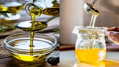  આપણા આહારનો આપણા સ્વાસ્થ્ય પર સૌથી વધુ પ્રભાવ પડે છે. તેથી, જ્યારે આપણે સ્વસ્થ ઘરે રાંધેલા ખોરાક ખાવાની વાત કરીએ છીએ, ત્યારે કેટલીક બાબતો ધ્યાનમાં રાખવી જરૂરી છે.  ઘણા પ્રોસેસ્ડ  તેલ, ખાસ કરીને રિફાઇન્ડ તેલ, ઘી કરતાં સ્વાસ્થ્ય માટે વધુ હાનિકારક હોઈ શકે છે. (ફોટો ક્રેડિટ-સોશિયલ મીડિયા)