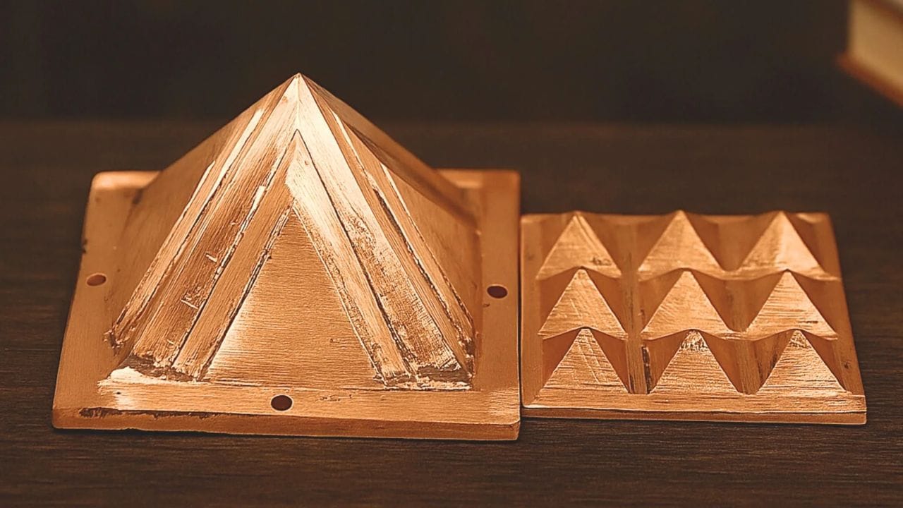 વાસ્તુ પિરામિડ મૂકવાની સાચી દિશા: વાસ્તુ શાસ્ત્રમાં દિશાઓ મહત્વપૂર્ણ છે. ઘરમાં શાંતિ અને સુખ માટે ઉત્તર-પૂર્વ ખૂણામાં પિરામિડ મૂકવું સૌથી શુભ માનવામાં આવે છે. આનાથી સકારાત્મક ઉર્જાનો પ્રવાહ વધે છે. જો મુખ્ય દરવાજો વાસ્તુ અનુસાર ન હોય, તો દરવાજાની ઉપર અથવા તેની આસપાસ પિરામિડ મૂકવાથી બહારથી નકારાત્મક ઉર્જા અવરોધાય છે. દક્ષિણ-પશ્ચિમ દિશામાં પિરામિડ મૂકવાથી કાર્યસ્થળમાં સ્થિરતા અને પ્રમોશન આવે છે. દક્ષિણ દિશામાં પિત્તળ અથવા તાંબાનો પિરામિડ મૂકવાથી નાણાકીય સ્થિરતા આવે છે. પિરામિડ સ્થાપિત કરતા પહેલા હંમેશા તેની દિશા ધ્યાનમાં લો.
