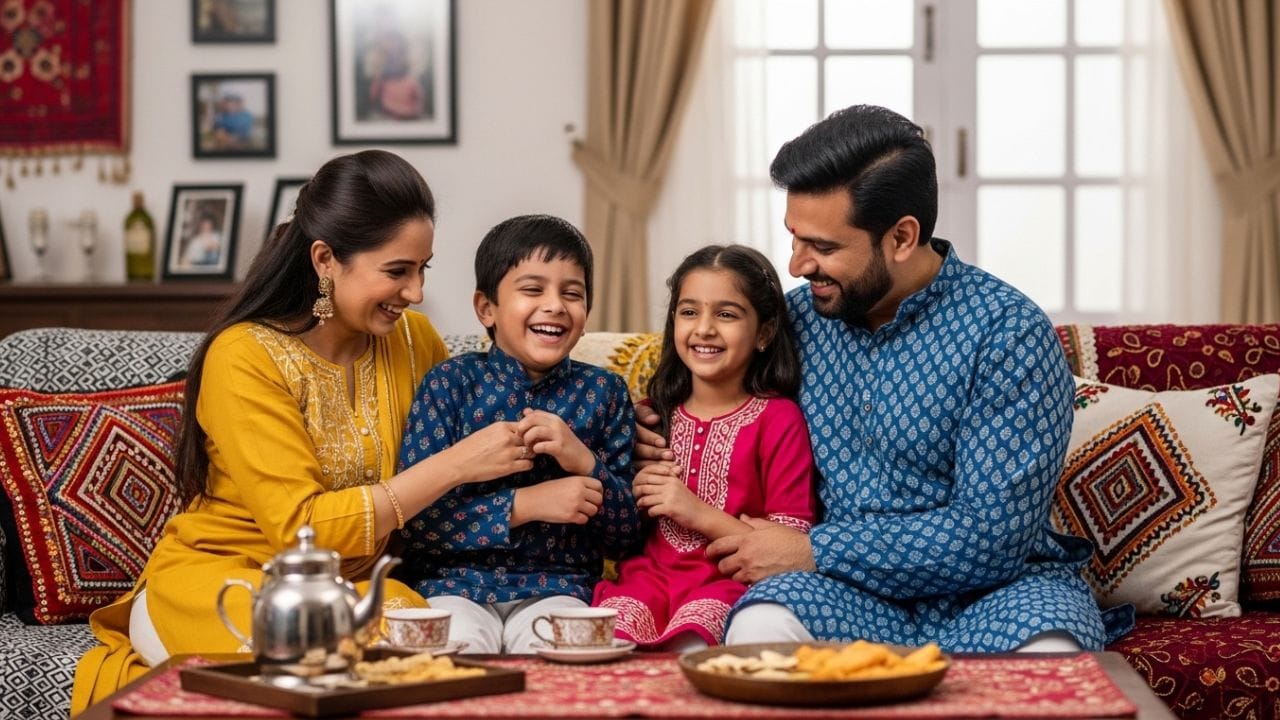 ઘરમાં ખુશીયોનું આગમન: જો ઘરનું વાતાવરણ તણાવથી ભરેલું રહેતુ હોય, તો ખૂણામાં મીઠું ભરીને વાટકી મૂકવાથી આ તણાવ ઓછો થાય છે, જેનાથી ઘરમાં સુખ અને સુમેળ જળવાઈ રહે છે. તેમજ ઘરમાં ખુશીયો આવે છે. (ફોટો ક્રેડિટ-Whisk AI)