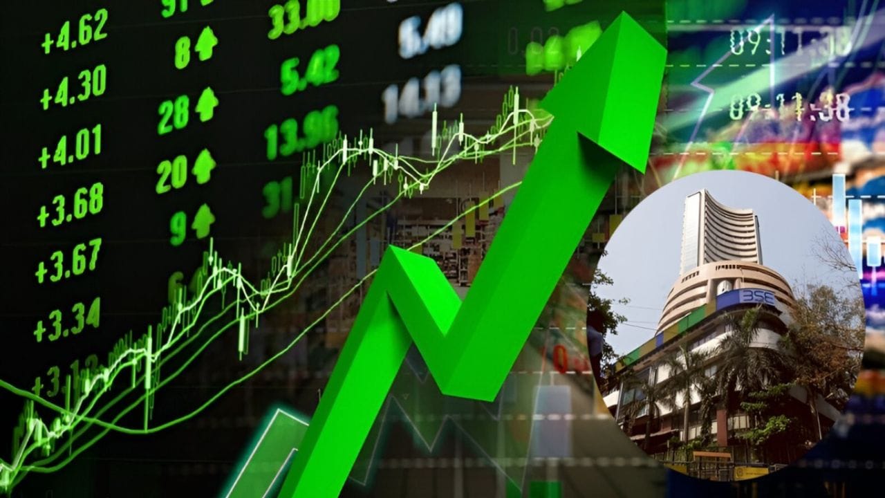 આજે શેર માર્કેટ જબરદસ્તા વધારા સાથે બંધ થયું છે બપોરના 3.30એ સેન્સેક્સ 900 પોઈન્ટના ઉછાળા સાથે બંધ થયું છે તેમજ નિફ્ટી 285 પોઈન્ટના વધારે સાથે 24,765 રુપિયા પર બંધ થયું છે. આ સાથે નિફ્ટી 50ના મોટાભાગના શેર ગ્રીન રંગમાં આવી ગયા છે. ગુરુવારે ભારતીય ચલણ, રૂપિયામાં નોંધપાત્ર મજબૂતી જોવા મળી. ડોલર સામે રૂપિયો લગભગ 61 પૈસા મજબૂત થઈને 91.54 પ્રતિ ડોલર પર પહોંચી ગયો. બુધવારે શરૂઆતમાં, રૂપિયો 92.15 પ્રતિ ડોલર પર બંધ થયો છે. (ફોટો ક્રેડિટ-સોશિયલ મીડિયા)