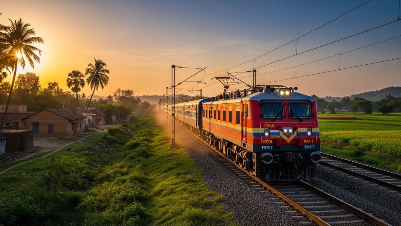 જ્યારે પાટા ભીના અથવા લપસણા હોય ત્યારે ટ્રેનના પૈડાને યોગ્ય પકડ મળતી નથી અને ક્યારેક તે જગ્યા પર જ ફરવા લાગે છે. તેના કારણે ટ્રેનને ગતિ આપવી મુશ્કેલ બને છે. આવી સ્થિતિમાં મદદ કરવા માટે એન્જિનમાં સેન્ડબોક્સ લગાવવામાં આવે છે, જેમાં સૂકી રેતી રાખવામાં આવે છે. ( Credits: AI Generated )