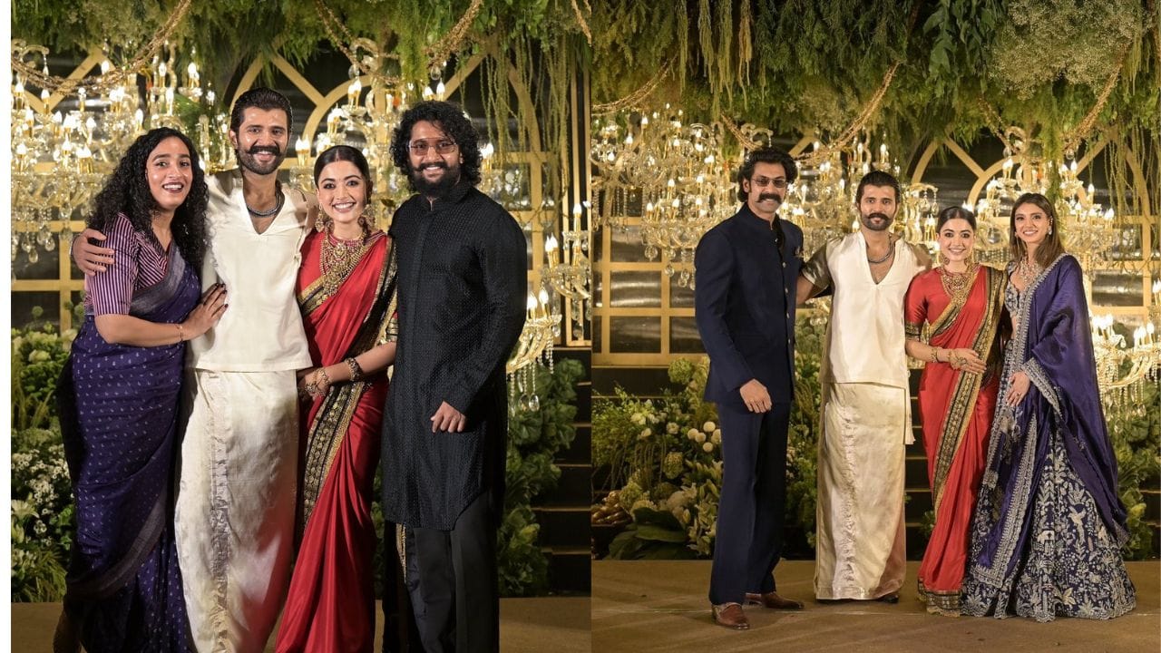 આ ઉપરાંત કાર્યક્રમમાં અભિનેતા નવીન પોલિશેટ્ટી, રાણા દગ્ગુબાટી તેમની પત્ની મિહીકા બજાજ, તેમજ લોકપ્રિય અભિનેતા નાની તેમની પત્ની અંજના યેલાવર્થિ સાથે હાજર રહ્યા હતા. તેમની હાજરીએ પાર્ટીને વધુ ગ્લેમરસ બનાવી દીધી હતી. (Image Credit Source: Social Media)
