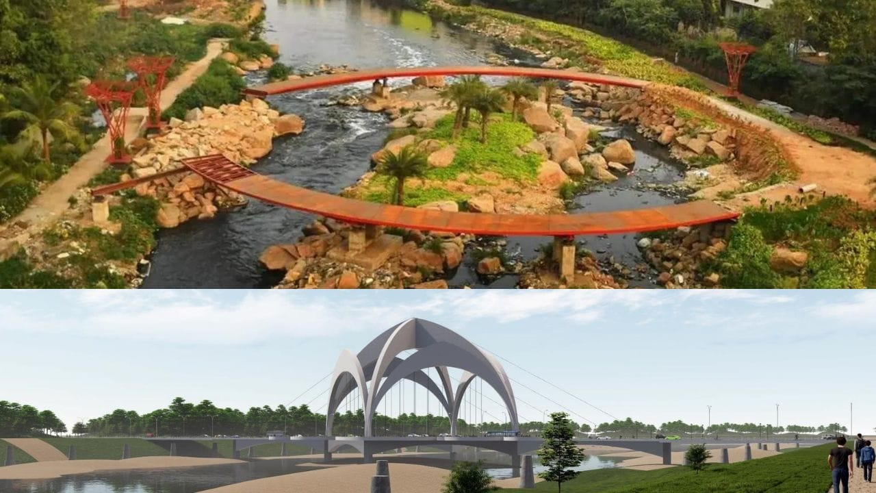 હૈદરાબાદ: હૈદરાબાદના ઐતિહાસિક મૂસી રિવરફ્રન્ટ પ્રોજેક્ટને પણ તાજેતરમાં જ રાજ્ય સરકાર તરફથી 'ગ્રીન સિગ્નલ' મળી ગયું છે, જે શહેરની આખી ભૌગોલિક ઓળખ બદલી નાખશે તેવું મનાય છે. (Image Credit Source: Social Media)