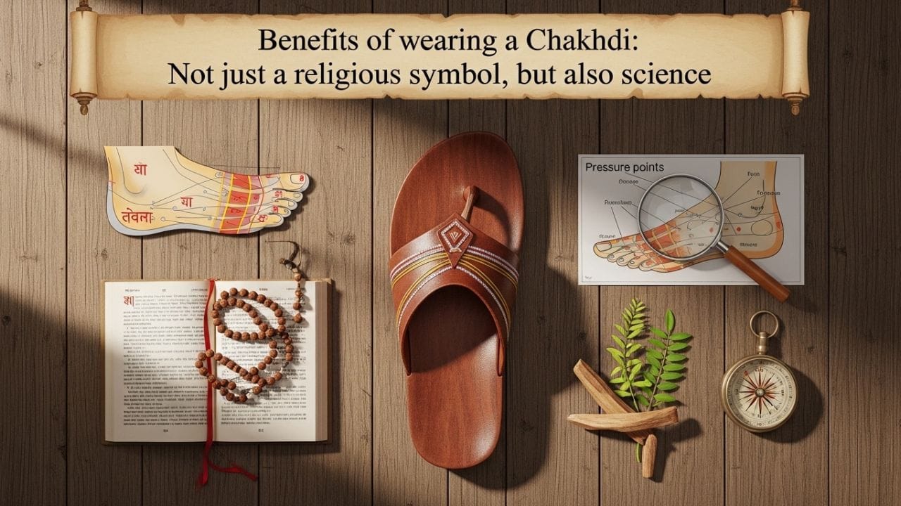 આજના આધુનિક યુગમાં આપણે મોંઘા બૂટ-ચંપલ પાછળ દોડી રહ્યા છીએ, પરંતુ આપણા ઋષિ-મુનિઓએ સદીઓ પહેલા જે લાકડાની ખડાઉં (ચાખડી) પહેરવાની પરંપરા શરૂ કરી હતી, તે સ્વાસ્થ્ય અને વિજ્ઞાનનો અદભૂત સંગમ છે. સાધુ-સંતોથી લઈને યોગીઓ સુધી, ચાખડી પહેરવાનું મહત્વ આજે પણ અકબંધ છે. પરંતુ શું તમે જાણો છો કે ઘરમાં માત્ર થોડો સમય ચાખડી પહેરવાથી તમારા શરીર અને મન પર કેવી અસર થાય છે?