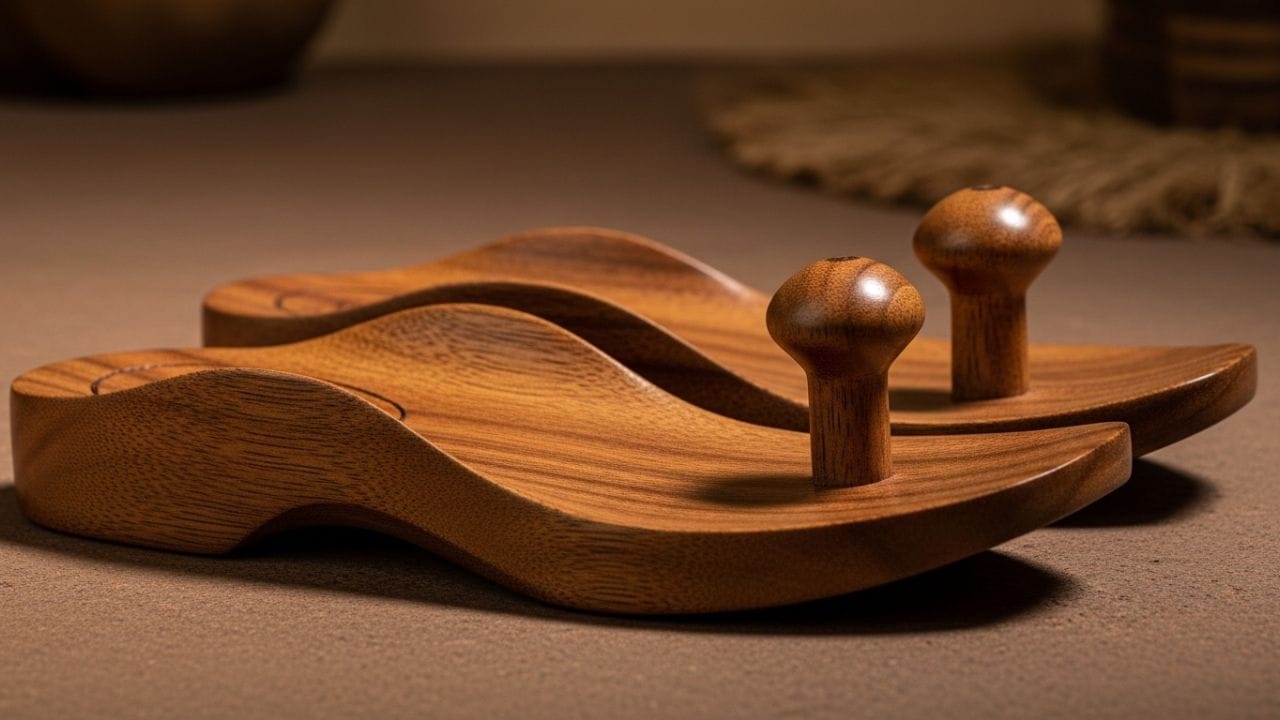 હસ્તરેખા અને ચાખડીનો સંબંધ: ચોંકાવનારી વાત એ છે કે જે વ્યક્તિ અંગૂઠાવાળી ચાખડી ધારણ કરે છે, તેના હૃદય રેખા, મસ્તિષ્ક રેખા અને ભાગ્ય રેખા પ્રબળ બને છે. પાવડીના અંગૂઠા પર આવતા દબાણને કારણે એક્યુપ્રેશરની જેમ શરીરના આંતરિક અંગો સક્રિય થાય છે. આ પરંપરા ભગવાન શ્રી રામના કાળથી પ્રચલિત છે, જ્યારે ભરતજીએ 14 વર્ષ સુધી ચરણ પાદુકાને સિંહાસન પર રાખીને રાજ્ય કર્યું હતું.