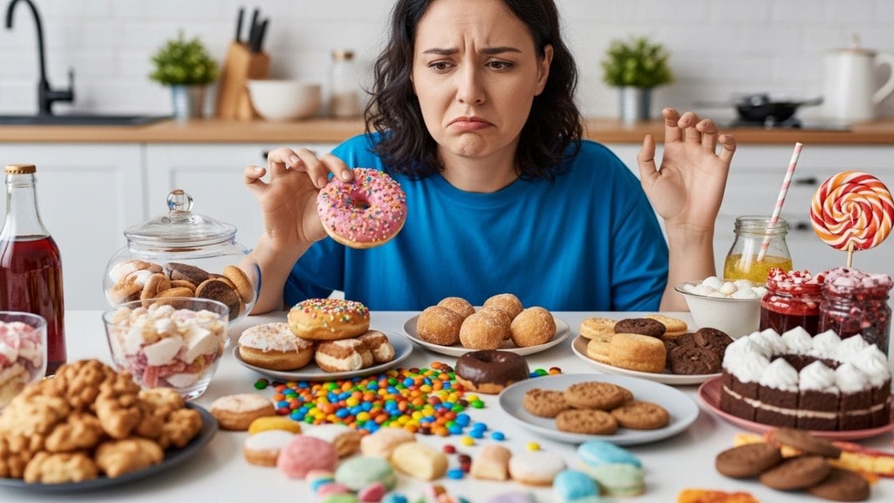 તણાવ અને થાક સમયે મગજ તરત જ ખુશી શોધે છે. ગળ્યું ખાતા જ મગજમાં 'ડોપામાઈન' રીલીઝ થાય છે, જે તમને થોડીવાર માટે સુકૂન આપે છે. હાર્વર્ડના નિષ્ણાતો મુજબ, આ ડ્રગ્સ જેવી જ લત છે જે તમને માનસિક રીતે ગુલામ બનાવે છે.