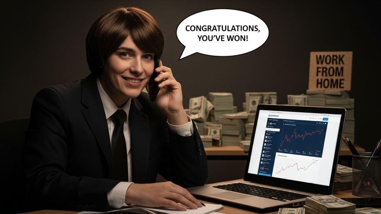 સ્કેમર્સ તમને કોલ કરી શકે છે અથવા સંદેશા મોકલી શકે છે જેમાં દાવો કરવામાં આવશે કે તમે ઇનામ, એવોર્ડ અથવા લોટરી જીતી છે અને તેને રિડીમ કરવા માટે OTP ની જરૂર છે.