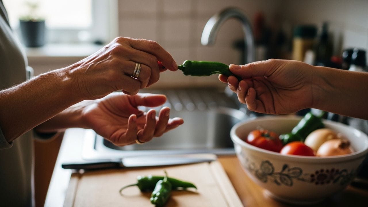 મરચાં તીખાશનું પ્રતીક છે. તેથી તેને સીધા કોઈના હાથમાં આપવાથી સંબંધોમાં કડવાશ આવી શકે છે.