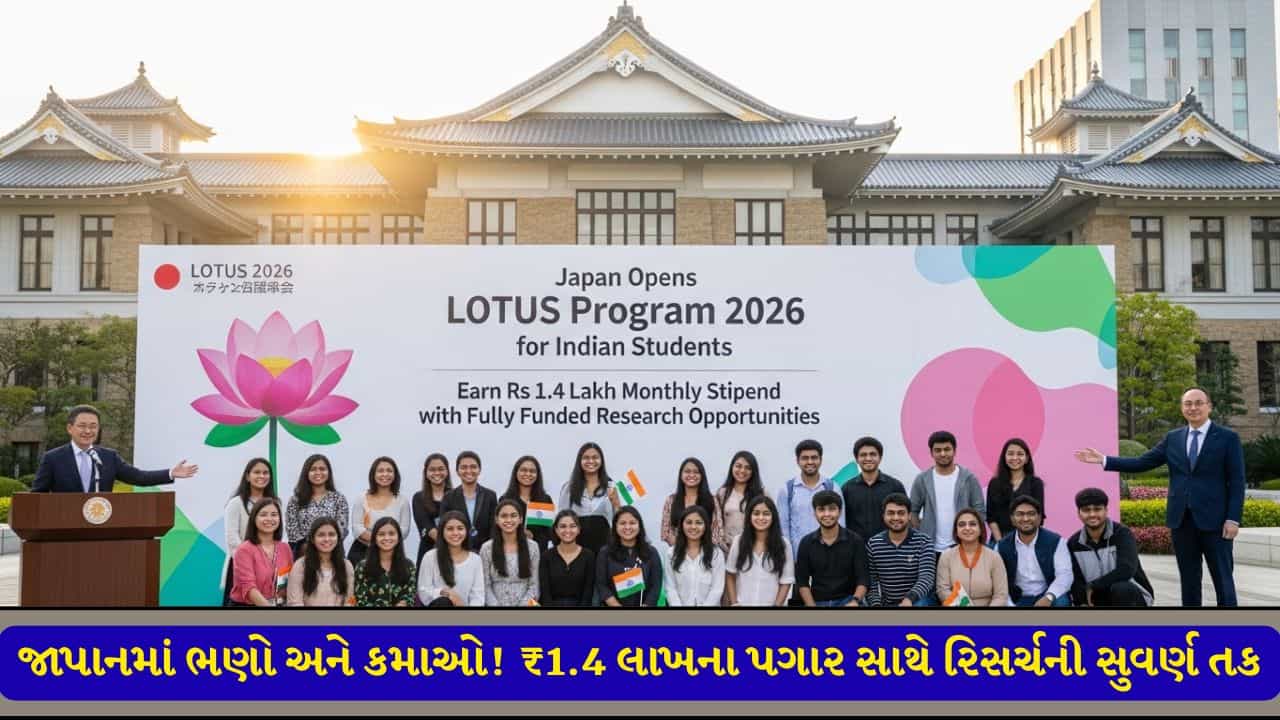 જાપાન સરકારની ભારતીયોને મોટી ઓફર! દર મહિને ₹1.4 લાખના સ્ટાઈપેન્ડ સાથે રિસર્ચની તક, યુવાનોનું બદલાઈ જશે ભાગ્ય