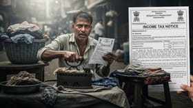 ઇસ્ત્રી કરનારા મજૂરને 598 કરોડની નોટિસ: આખરે શું છે આ રહસ્ય?