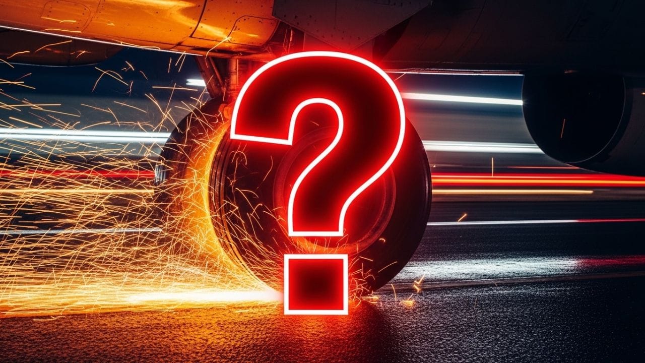 લેન્ડિંગ વખતે ટાયર અને રનવે વચ્ચે ભારે ઘર્ષણ થાય છે, નાઈટ્રોજન સુકી ગેસ હોવાથી તે ગરમીમાં પણ પ્રસરતી નથી અને વિસ્ફોટ રોકે છે.