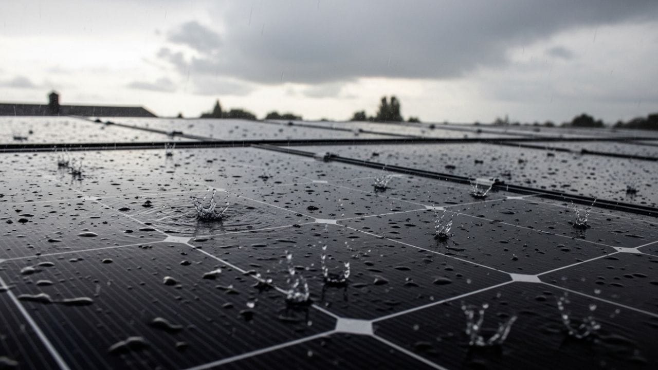 પેનલ પર 100 નેનોમીટર પાતળી એક ખાસ ફિલ્મ લગાવવામાં આવી છે, જે પાણીથી પેનલને બચાવે છે અને સાથે જ કાઈનેટિક એનર્જીને ખેંચી લે છે.