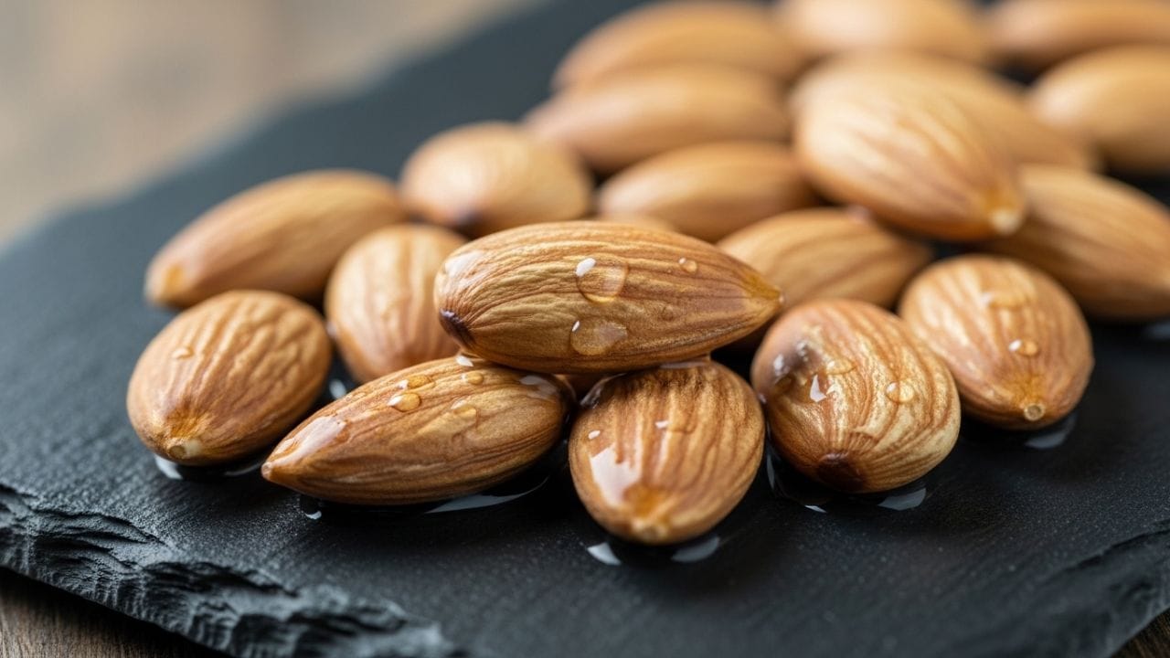 પલાળેલી બદામમાં એન્ટીઑકિસડન્ટ હોય છે તે ત્વચાને જાળવી રાખવામાં મદદ કરે છે. રોજ સવારે પલાળેલી બદામ ખાવાથી મગજ તેજ બને છે.