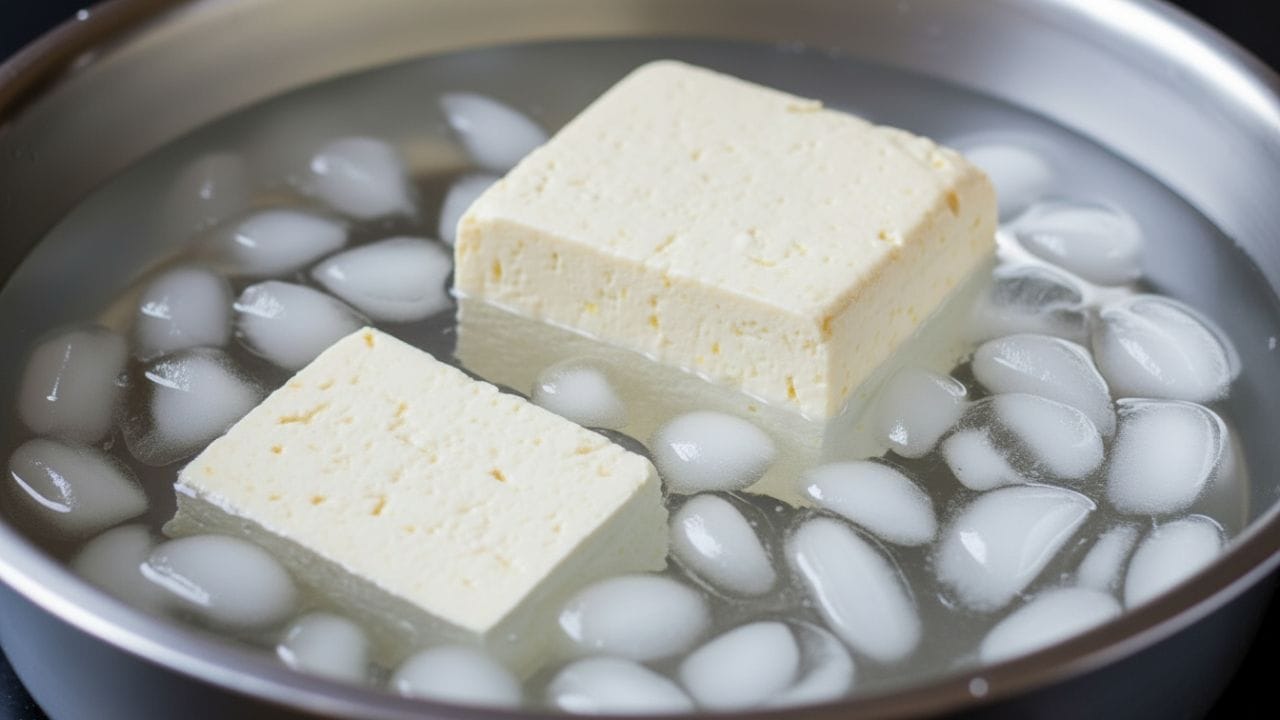 5. બરફવાળા પાણીનું રહસ્ય: પનીર પરથી વજન હટાવ્યા પછી તેને સીધું કાપવાને બદલે 10-15 મિનિટ માટે બરફવાળા ઠંડા પાણીમાં ડુબાડી રાખો. આનાથી પનીરનું બહારનું પડ સેટ થઈ જશે અને અંદરથી તે એકદમ રૂ જેવું પોચું અને મલાઈદાર રહેશે.