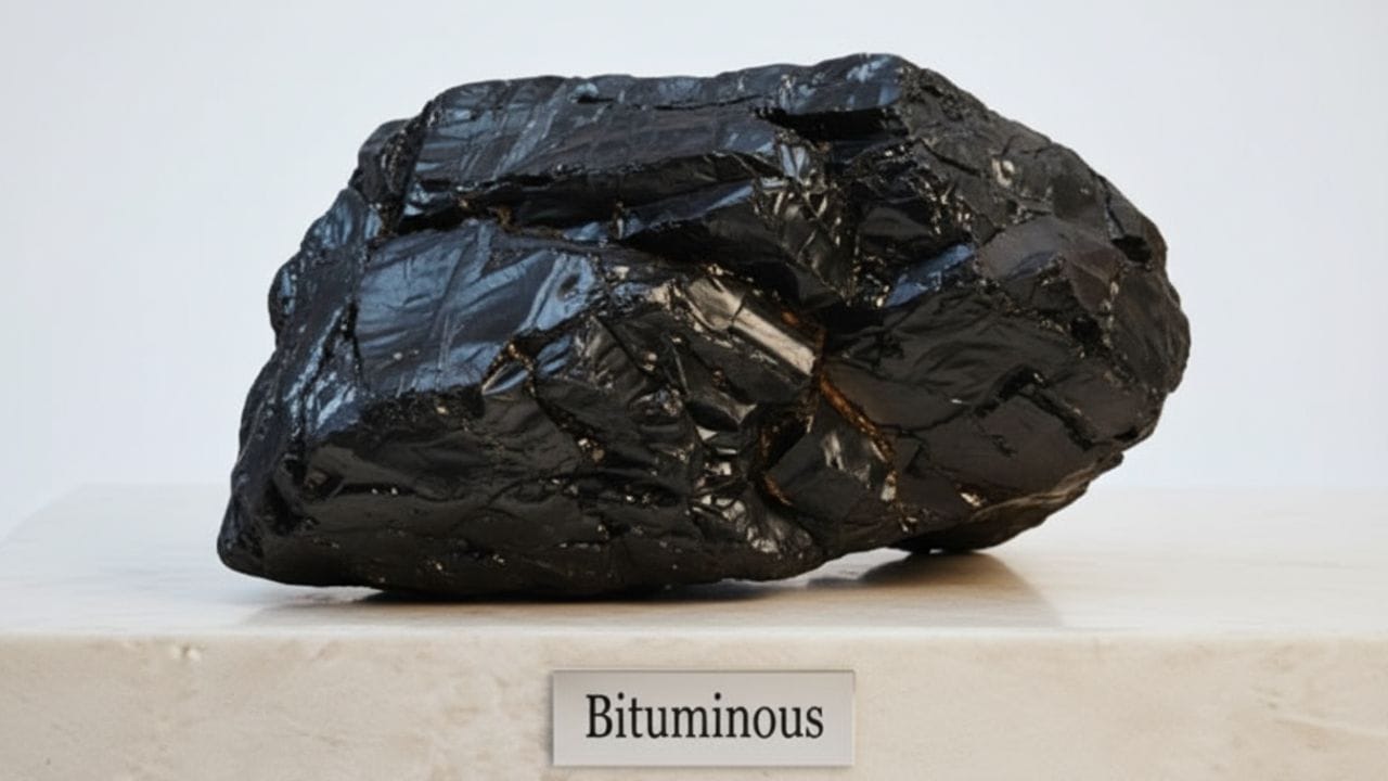 બિટ્યુમિનસ (સોફ્ટ કોલ): દુનિયામાં સૌથી વધુ આ પ્રકારનો કોલસો વપરાય છે. તેમાં 45% થી 86% કાર્બન હોય છે. તેનો ઉપયોગ વીજળી પેદા કરવા અને સ્ટીલ બનાવવા (કોકિંગ કોલ) માટે અનિવાર્ય છે.