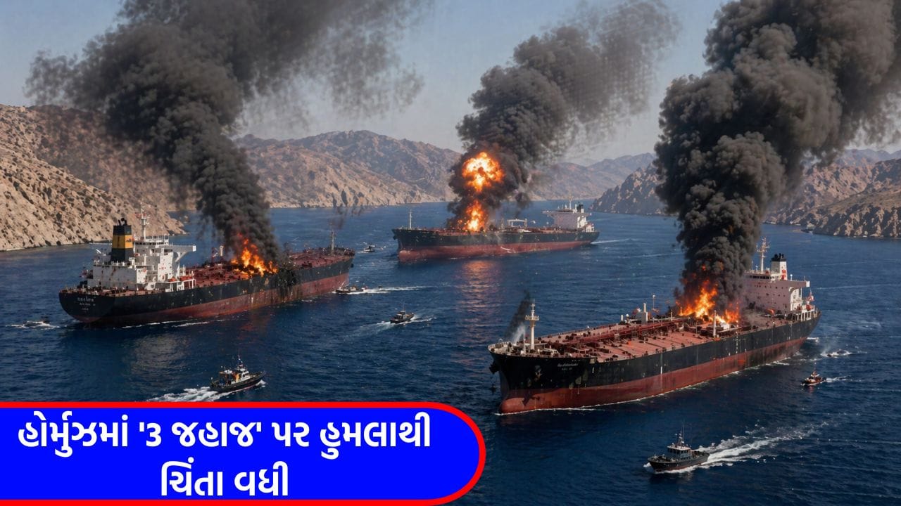 Breaking News: વૈશ્વિક તેલ માર્ગ પર ખતરો ! હોર્મુઝમાં એકસાથે 3 જહાજને બનાવાયા નિશાન, સુરક્ષા એજન્સીઓ દોડતી થઈ