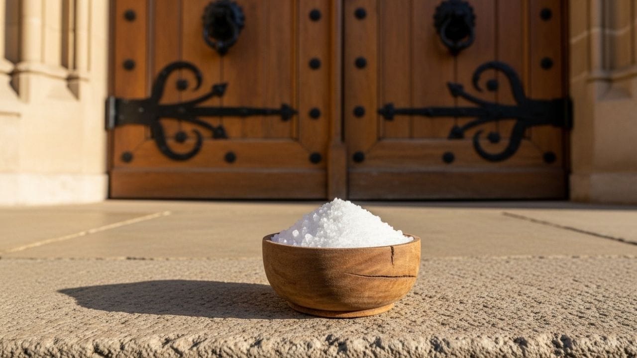 ફટકડી ખરાબ નજરથી બચાવે  : નઝર દોષ માટે પરંપરાગત ઉપાય તરીકે, ફટકડી ઉપયોગી છે તે ખરાબ નજરથી બચાવે છે. તે એક રક્ષણની જેમ કામ કરે છે ખાસ કરીને ઘરને ચારો તરફથી રક્ષણ આપે છે અને ઘર પર કોઈની ખરાબ દ્રષ્ટિ પડતા અટકાવે છે. (ફોટો ક્રેડિટ-Whisk AI)