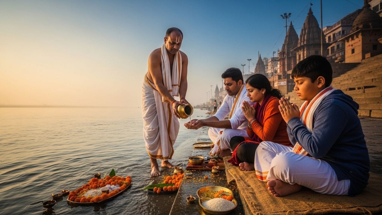 આ દિવસે કયા અનુષ્ઠાન કરવા જોઈએ?: ધાર્મિક માન્યતાઓ મુજબ, અમાસના દિવસે બપોરના સમયે પિતૃઓ માટે તર્પણ અને શ્રાદ્ધ કરવું અત્યંત શુભ ફળદાયી છે. જો કોઈ વ્યક્તિ તમામ વિધિઓ કરી શકે તેમ ન હોય, તો માત્ર બ્રાહ્મણોને ભોજન કરાવવાથી પણ પુણ્ય પ્રાપ્ત થાય છે. આ દિવસ પિતૃઓના આશીર્વાદ મેળવીને જીવનમાં સકારાત્મકતા લાવવાનો અવસર છે.