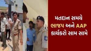 Breaking News : અમરેલીમાં મતદાન વચ્ચે માથાકૂટ, ચૂંટણી સમયે ભાજપ અને AAP કાર્યકરો વચ્ચે ઘર્ષણ, જુઓ Video