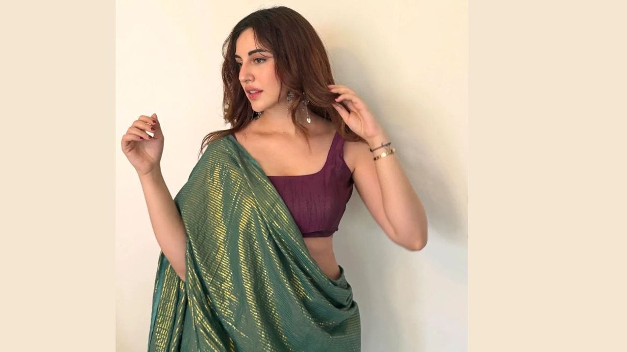 સમરીનના સાડી લુકની વાત કરીએ તો, તેણે લીલા રંગની ચમકતી સાડી સાથે જાંબલી સ્લીવલેસ ટોપ કૅરી કર્યો હતો. બંગડીઓ અને કાળી બિંદી સાથે તેણે પોતાનો લૂક કમ્પ્લીટ કર્યો હતો, જે ખૂબ જ એલેગન્ટ લાગતો હતો.