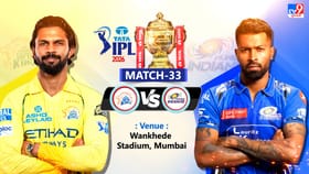 IPL 2026: MIએ જીત્યો ટોસ, CSK પહેલા કરશે બેટિંગ,બંને ટીમની પ્લેઈંગ 11