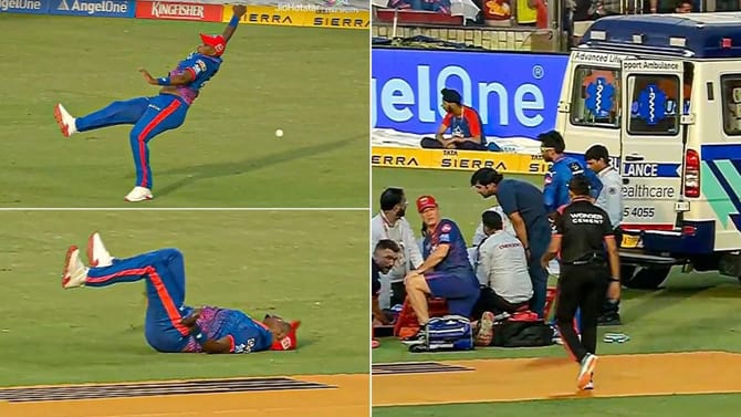 સ્ટાર ખેલાડીને માથામાં ગંભીર ઈજા, એમ્બ્યુલન્સમાં હોસ્પિટલ લઈ જવાયો