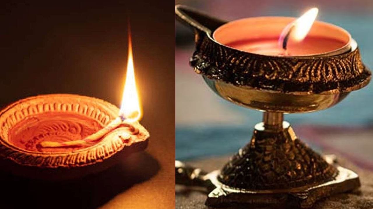 હિન્દુ ધર્મમાં, પૂજા સ્થળને ઘરની અંદર સૌથી પવિત્ર અને ઉર્જાથી ભરપૂર જગ્યા માનવામાં આવે છે. એવું માનવામાં આવે છે કે ઘરના મંદિરમાં મૂકવામાં આવતી દરેક વસ્તુનો ઘરના વાતાવરણ અને વાસ્તુ પર સીધો પ્રભાવ પડે છે. દીવો પ્રગટાવવો એ પૂજાનો એક મહત્વપૂર્ણ ભાગ છે, પરંતુ શું તમે જાણો છો કે દીવામાં વપરાતી રૂની વાટનો આકાર પણ વિશેષ મહત્વ ધરાવે છે? ઉભી વાટ અને આડી વાટ એટલે કે લાંબી અને ગોલ વાટનું અલગ ધાર્મિક અને વાસ્તુ મહત્વ છે. યોગ્ય વાટ પસંદ કરીને તેનો ઉપયોગ કરવાથી ઘરમાં સુખ, સમૃદ્ધિ, શાંતિ અને સકારાત્મક ઉર્જા વધી શકે છે. ચાલો જોઈએ કે આ અંગે વાસ્તુના સિદ્ધાંતો શું કહે છે.(ફોટો ક્રેડિટ-AI Whisk)