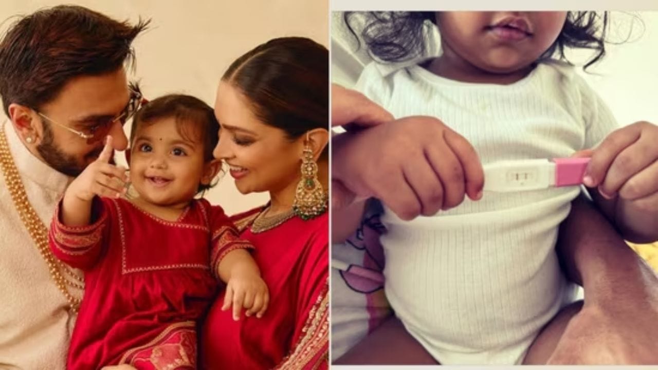 બોલિવૂડ અભિનેત્રી દીપિકા પાદુકોણ તેના બીજા બાળકની અપેક્ષા રાખી રહી છે. ફોટામાં, દીપિકા પાદુકોણે તેની પુત્રી દુઆનો ફોટો શેર કર્યો, જે ખૂબ જ સુંદર દેખાઈ રહી છે. દુઆ પ્રેગ્નન્સી ટેસ્ટ કીટ પકડીને જોવા મળી રહી છે, જે પોઝિટિવ આવી છે.(ફોટો ક્રેડિટ-દીપિકા પાદુકોણ એકાઉન્ટ)