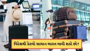 વિદેશથી ભારત આવી રહ્યા છો તો કેટલો સામાન જોડે લાવી શકો છો? જાણો નિયમ
