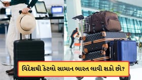વિદેશથી ભારત આવી રહ્યા છો તો કેટલો સામાન જોડે લાવી શકો છો? જાણો નિયમ