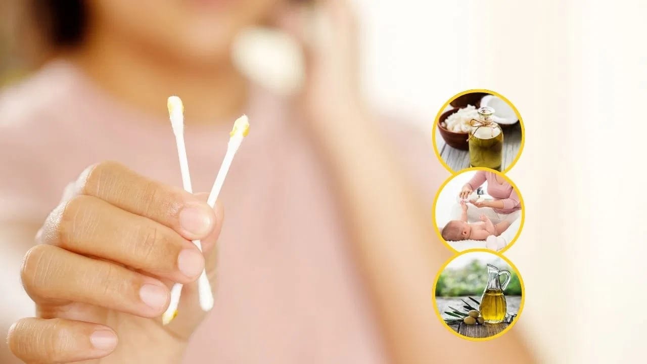 ઘરે કાન સાફ કરવાની સૌથી સરળ રીતોમાંથી એક છે તેલનો ઉપયોગ. તમે નારિયેળનું તેલ, બેબી ઓઈલ અથવા ઑલિવ ઓઈલ લઈ શકો છો. 2-3 બૂંદ તેલને થોડું ગરમ કરીને કાનમાં નાખો. ત્યારબાદ માથું એક બાજુ ઝુકાવીને 1-2 મિનિટ રાખો. પછી માથું સીધું કરીને નરમ કપડાથી બહાર નીકળેલો મેલ સાફ કરો. આ રીતથી મેલ નરમ થઈને સરળતાથી બહાર આવી જાય છે.