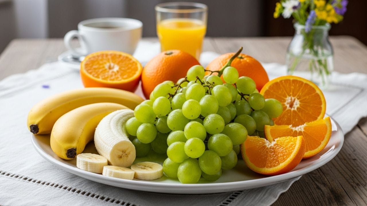 સવારે ખાલી પેટે ફળ ખાવાથી પાચનતંત્ર સક્રિય થાય છે. ફળો હળવા અને ઝડપથી પચી જાય છે, જેનાથી શરીરને ઉર્જા મળે છે. ફળ ખાવાથી શરીર માટે જરૂરી ફાઇબર અને વિટામિન મળે છે. વધુમાં ફળો પેટ ભરેલું રાખે છે, જે ભૂખને અટકાવે છે.