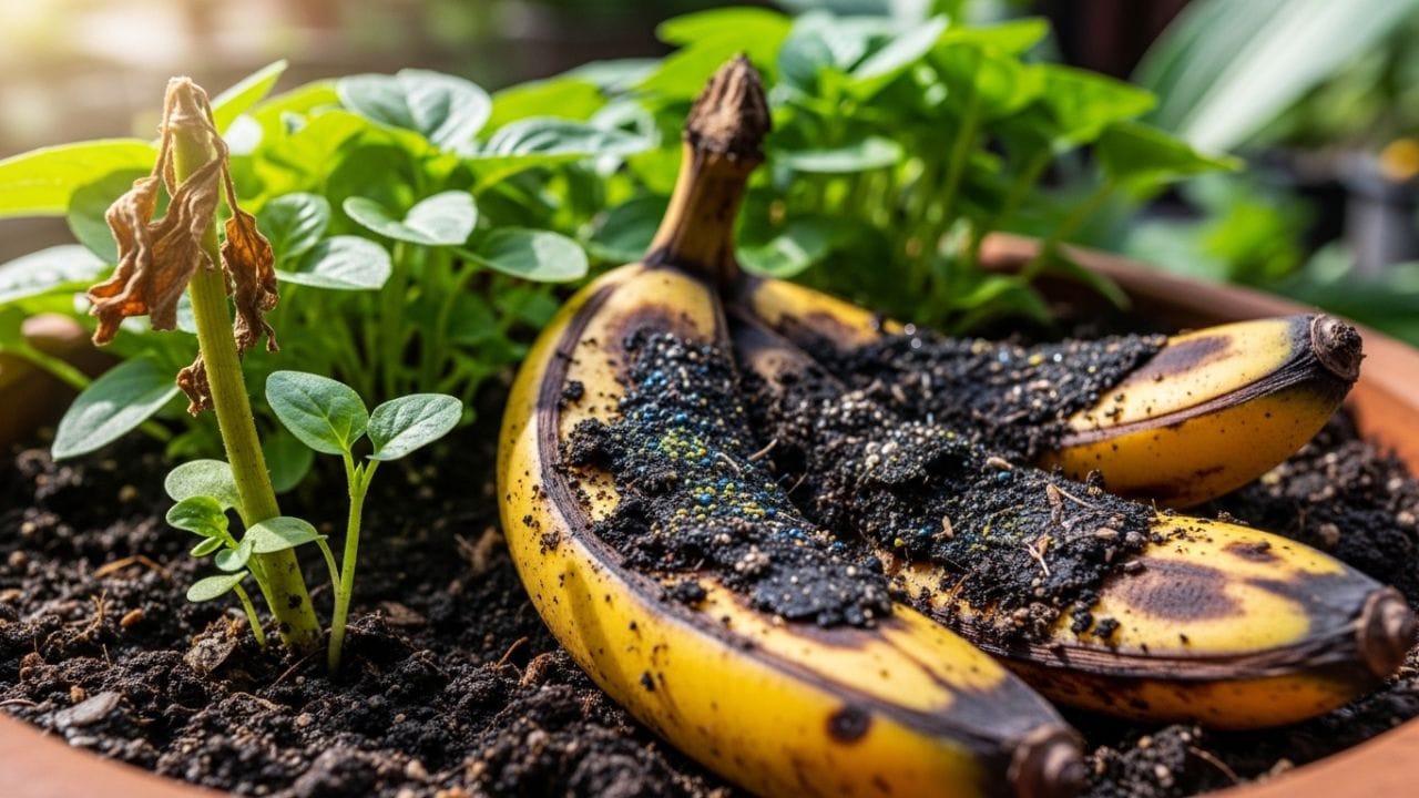 ઘણીવાર લોકો છાલને સીધી જ માટીમાં નાખી દે છે, જેનાથી ફૂગ લાગવાનો ડર રહે છે, પરંતુ વિભાએ તેનો ઉપયોગ કરવાની એક અત્યંત સુરક્ષિત અને વૈજ્ઞાનિક રીત બતાવી છે. આ લેખમાં આપણે જાણીશું કે કેવી રીતે કેળાની છાલનો પાવડર બનાવીને તમે તમારા કરમાઈ ગયેલા છોડમાં નવો જીવ ફૂંકી શકો છો.