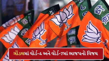 ગોંડલમાં ભાજપનો દબદબો ! વોર્ડ-4 અને વોર્ડ-7માં BJP ઉમેદવારો જીત્યા