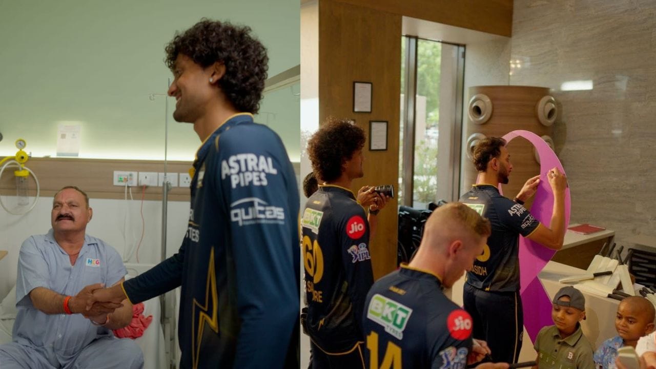 ટીવી સ્ક્રીન પર હંમેશા જોવા મળતા ક્રિકેટર જ્યારે હોસ્પિટલમાં એન્ટર થયા ત્યારે હોસ્પિટલ સ્ટાફથી લઈને દર્દીઓ અને તેમના સગા તમામ વ્યક્તિઓ દંગ રહી ગયા. ગુજરાત ટાઇટન્સ ટીમના ક્રિકેટર હોસ્પિટલની વિઝીટ કરવા અને કેન્સરના દર્દીઓને મળવા માટેની ઈચ્છા વ્યક્ત કરી અને હાજર સ્ટાફે આ ઈચ્છા ને સહર્ષ વધાવી લીધી. હોસ્પિટલની ટીમે તેમને ડોક્ટરની મુલાકાત કરાવી અને ત્યારબાદ અલગ-અલગ દર્દીઓ સાથે આ ટીમની વાતચીત કરાવી. જેમાં કેન્સર જેવી અસહ્ય બીમારીને હસતા મોઢે સારવાર કરાવતા દર્દીઓ સાથે મન ભરીને વાતચીત પણ કરી અને તેમણે આવા દર્દીઓને ખરા અર્થમાં "રિયલ હીરો" કહ્યા. 