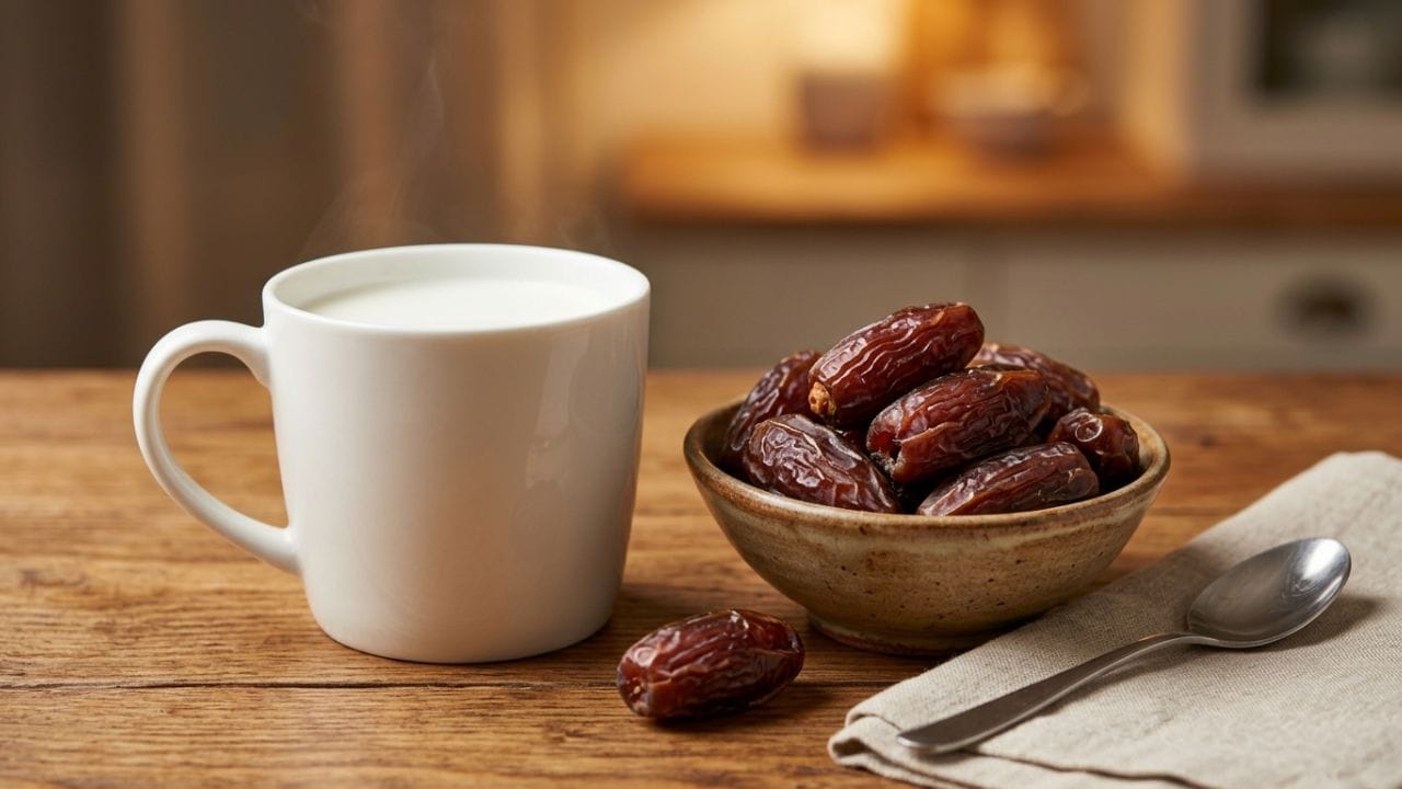 હવે તમારે દૂધને સારી રીતે ઉકાળી લેવાનું છે. રાત્રે આ રીતે દૂધ સાથે ખજૂરનું સેવન કરી શકાય છે. જો તમે સવારે ખજૂર અને દૂધ લેવા માંગતા હોવ તો તમે રાત્રે એક ગ્લાસ દૂધમાં 3-4 ખજૂર પલાળીને છોડી દો.