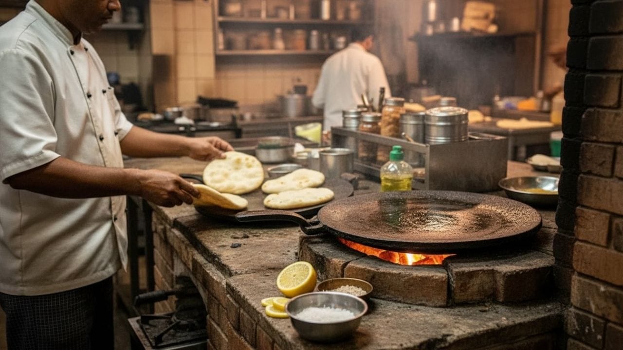 સૌથી સરળ રીત છે લીંબુ અને મીઠાનો ઉપયોગ. તવાને હળવેથી ગરમ કરો અને તેના પર થોડું મીઠું છાંટો. પછી અડધું લીંબુ લઈને તેને તવા પર હળવે હાથે ઘસો. લીંબુની એસિડિટી અને મીઠાની ખુરદરી અસર મળીને જમેલી ગંદકીને ઢીલી કરે છે, જેથી તવા સરળતાથી સાફ થઈ જાય છે.