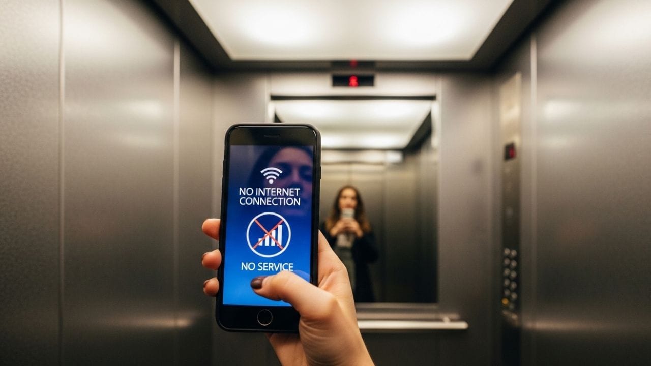 વિવિધ નેટવર્ક્સ વિવિધ ફ્રીક્વન્સીઝ પર કાર્ય કરે છે. હાઈ-ફ્રીક્વન્સી સિગ્નલો ઝડપી ડેટાની ગતિ પ્રદાન કરે છે, પરંતુ તેઓ દિવાલોને અસરકારક રીતે ભેદવામાં ઓછા સક્ષમ હોય છે. પરિણામે, 4G અને 5G નેટવર્ક્સ ભોંયરાઓ અથવા લિફ્ટમાં નોંધપાત્ર રીતે નબળા પડી જાય છે, જ્યારે જૂના 2G સિગ્નલો ક્યારેક તે વિસ્તારોમાં કાર્ય કરી શકે છે.(ફોટો ક્રેડિટ-Whisk AI)