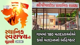 પીપરટોડા ગામના 180 લોકોએ કર્યો મતદાનનો બહિષ્કાર- Video