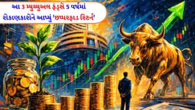 આ 3 મ્યુચ્યુઅલ ફંડ્સે 5 વર્ષમાં રોકાણકારોને આપ્યું 'છપ્પરફાડ રિટર્ન'
