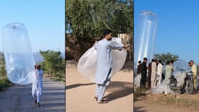 પાકિસ્તાનમાં ઈંધણ સંકટ: પ્લાસ્ટિકના ફુગ્ગામાં ગેસ ભરીને રંધાય છે રસોઈ