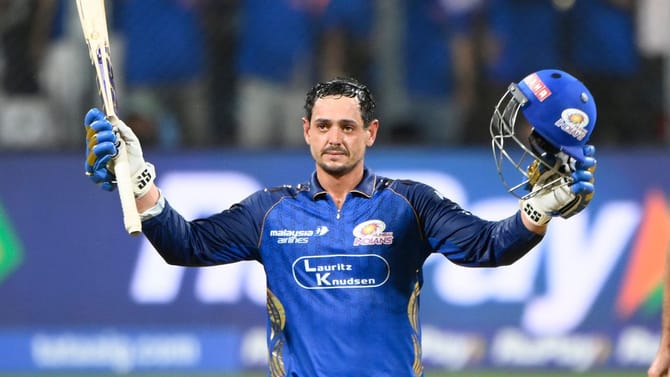 ડી કોકની ત્રીજી IPL સદી, બનાવ્યો મોટો રેકોર્ડ