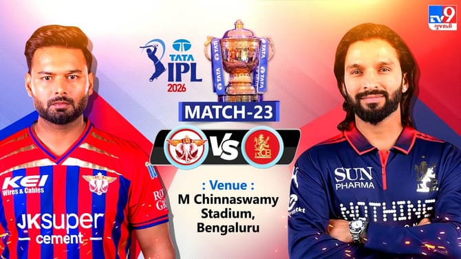 IPL 2026: RCBએ જીત્યો ટોસ, LSG પહેલા કરશે બેટિંગ,બંને ટીમની પ્લેઈંગ 11