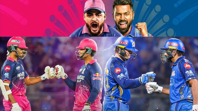 RR vs MI: કોણ જીતશે ? પાકટ અનુભવી કે તરવરીયા યુવા ?